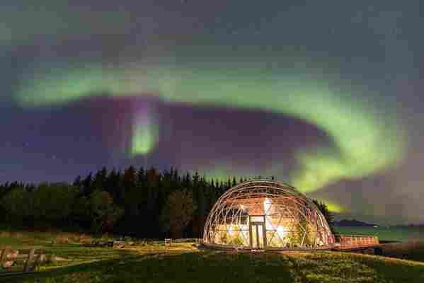 A Norwegian couple has designed the ultimate eco-igloo island getaway
