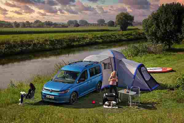 Volkswagen's new van can convert into a compact campsite on wheels