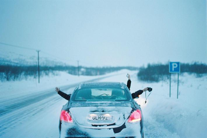 The snow border: Lapland's self driving tour